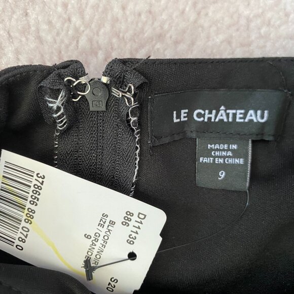Le Chateau _ Black and White Party Dress SIZE 9 - Picture 11 of 15